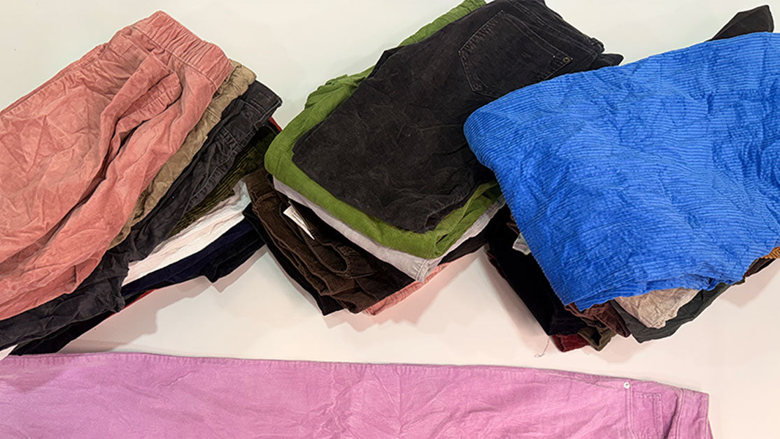 Pantalón cotelé Mujer extra 25kg.