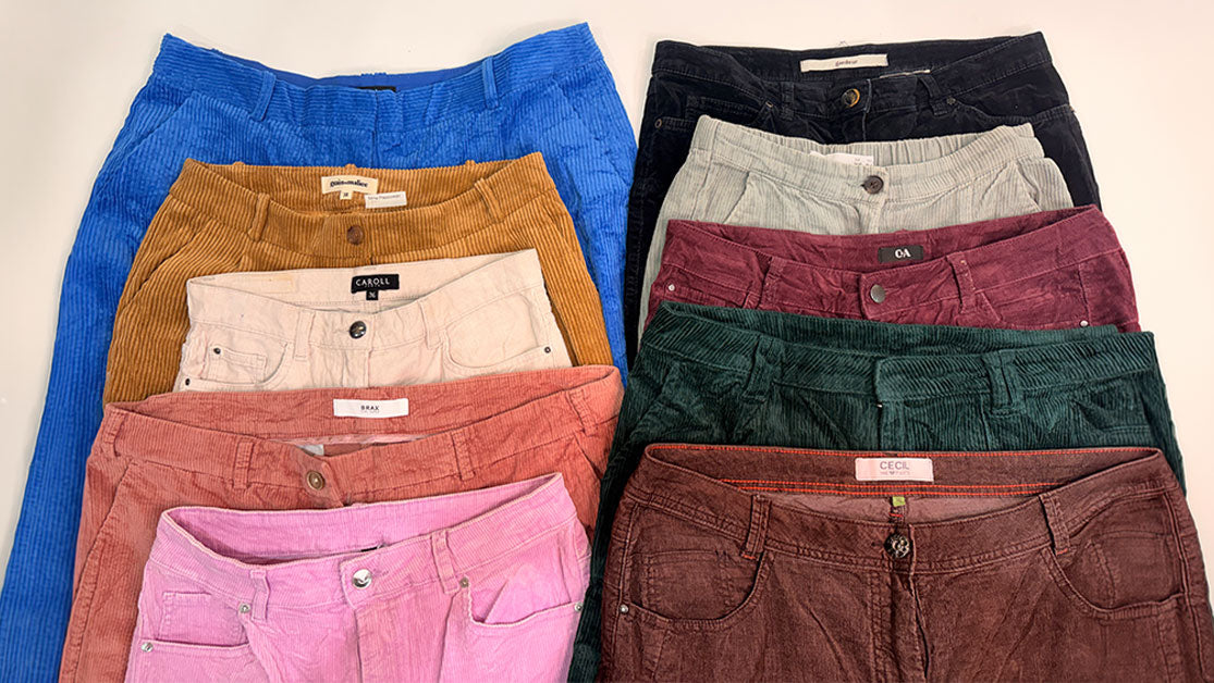 Pantalón cotelé Mujer extra 25kg.